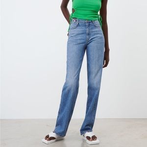 NWT Zara High Rise Full Length Jeans